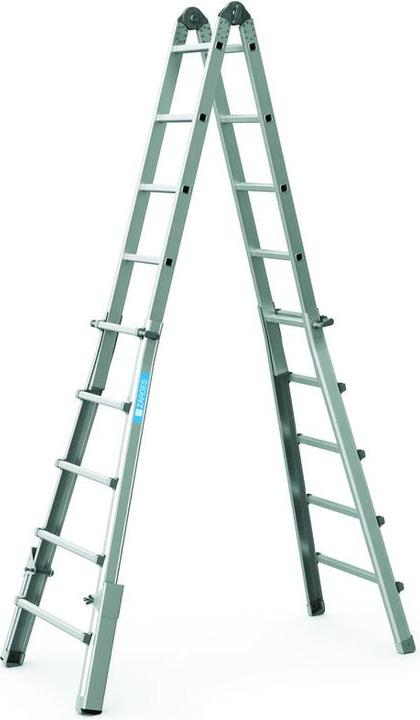 Produktbild Zarges LM Teleskop Leiter Variomax V 4 x 5 Sprossen (Mehrzweckleiter, 530 cm)