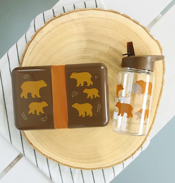 Immagine prodotto A Little Lovely Company Lunch Box Orso SBBEBR48 marrone 18x6x12cm
