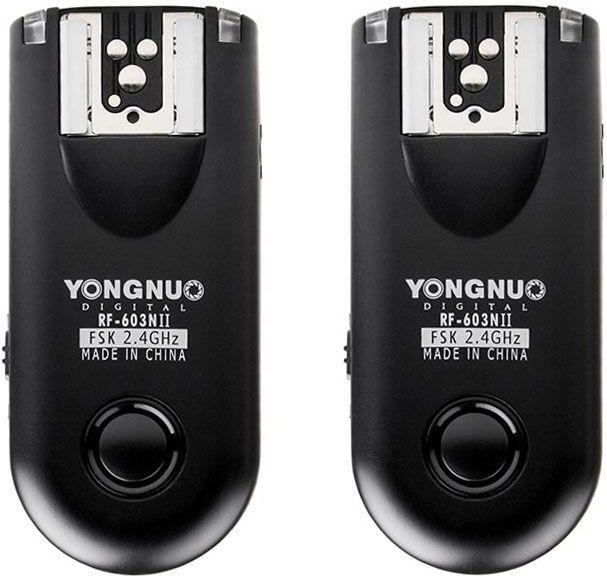 Produktbild Yongnuo Zestaw dwóch wyzwalaczy radiowych RF603N II z kablem N1 do Nikon (Funk)