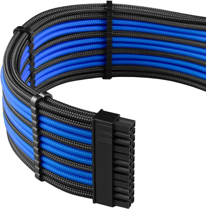 Actual product image CableMod RT-Series Pro ModMesh 12VHPWR Dual Cable Kit for ASUS/Seasonic - black/blue