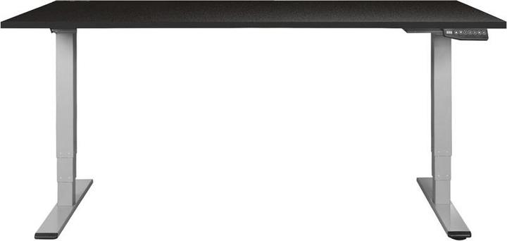 Image du produit Contini höhenverstellbarer Bürotisch 1.6x0.8m Schwarz / Gestell dunkelgrau