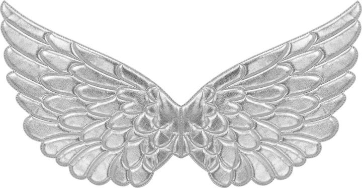Image du produit Widmann Ailes d'ange argentées en plastique pour adultes 57x26cm