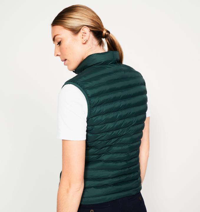 Actual product image Inesis Women's golf sleeveless down jacket - MW500 green (L)