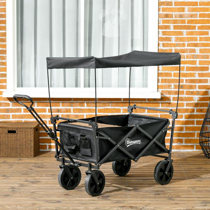 Produktbild Outsunny Bollerwagen mit Sonnendach