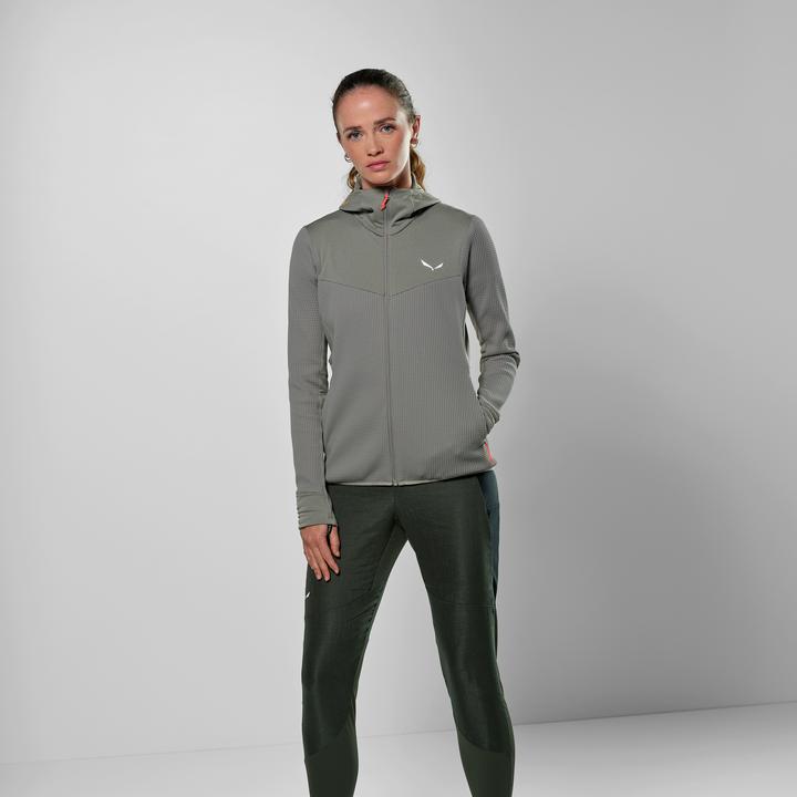 Immagine prodotto Salewa Giacca da donna Puez Waffle Hybrid PL con cappuccio (40, L)