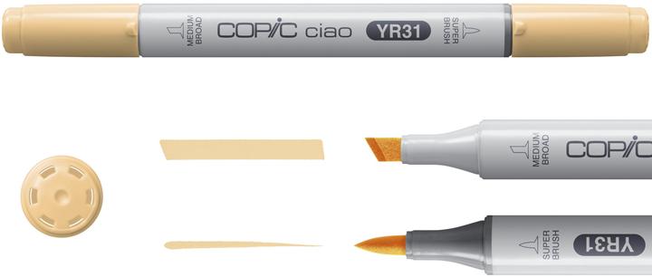 Immagine prodotto Copic Pennarello ciao, 5+1 Set "Toni capelli 1 (Giallo, Marrone, Camoscio, 0.30 mm, 6 x)
