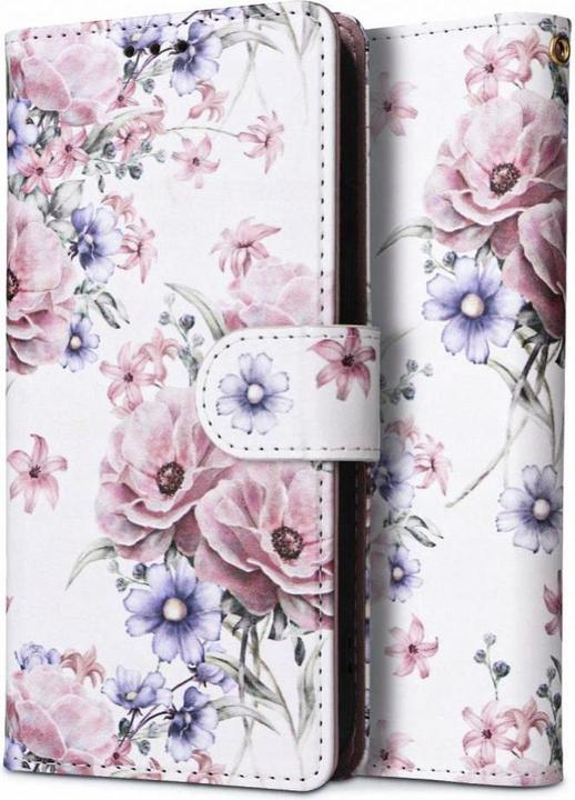 Immagine prodotto Tech-Protect Kaardivahega mobiiliümbris Redmi 12 Wallet Blossom, valge lill (Xiaomi Redmi 12)