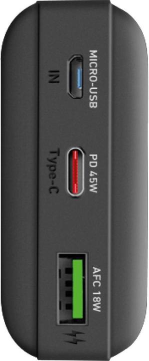 Image du produit SBS Banque d'alimentation 20 000 mAh Power Delivery 45W multi-port noir (20000 mAh, 45 W)