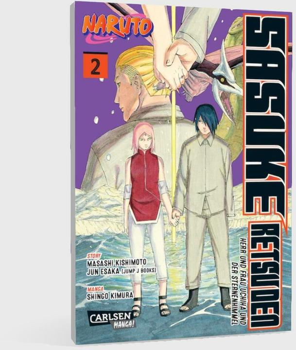 Actual product image Naruto - Sasuke Retsuden: Herr und Frau Uchiha und der Sternenhimmel (Manga) 2 (German, Masashi Kishimoto, Jun Esaka, 2024)