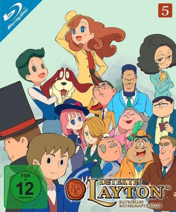 Produktbild Detektei Layton - Katrielles rätselhafte Fälle: Volume 5 (E.41-50) (2 BRs) (Blu-ray, Deutsch, Japanisch)