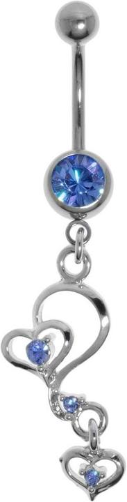 Bijouteria Bauchpiercing (Edelstahl, Messing, Kristall)