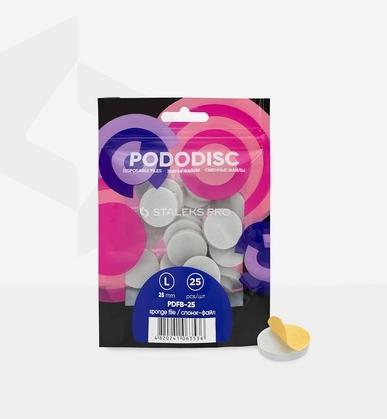 Immagine prodotto Staleks Spugna lucidante per disco pedicure Pro L (Lime-spugne monouso per disco pedicure) 25 (1 x)