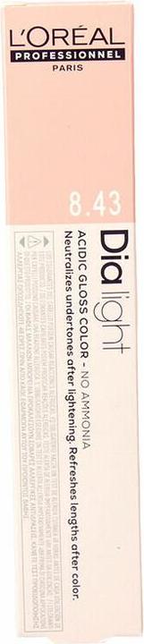 Produktbild L'Oréal Professionnel DIA LIGHT gel-creme acide sans amoniaque #8,43 50 ml (#8.43)