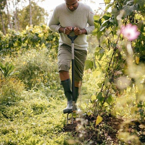 Immagine prodotto Fiskars Forcone da giardino ergonomico (con denti piatti)