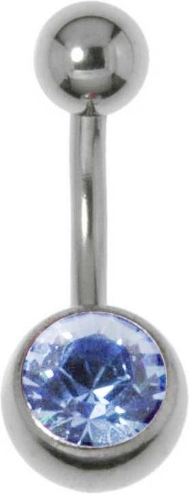 Actual product image Bijouteria Bellypiercing (Titanium, Crystal)