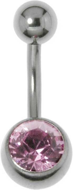 Produktbild Bijouteria Bauchpiercing (Titan, Kristall)