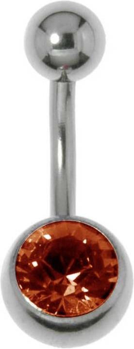 Bijouteria Bauchpiercing (Titan, Kristall)