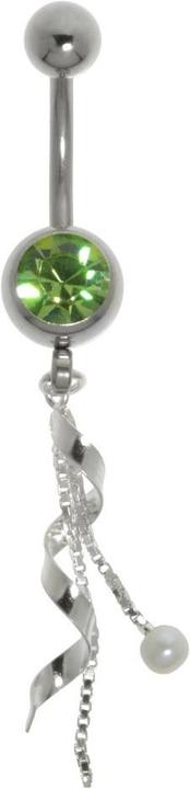 Produktbild Bijouteria Bauchpiercing (Edelstahl, Silber 925, Kristall, Synthetische Perle)