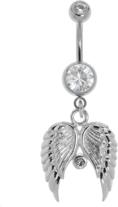 Actual product image Bijouteria Bellypiercing (Stainless steel, Crystal, Brass)