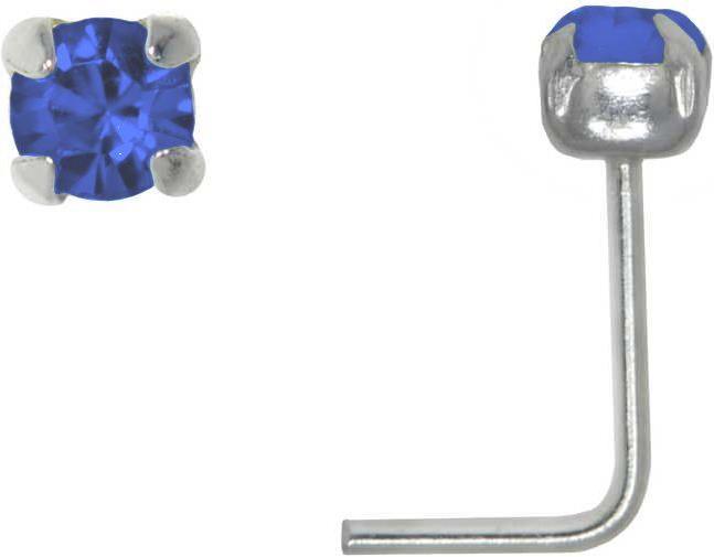 Produktbild Bijouteria Nasenpiercing (Silber 925, Kristall)
