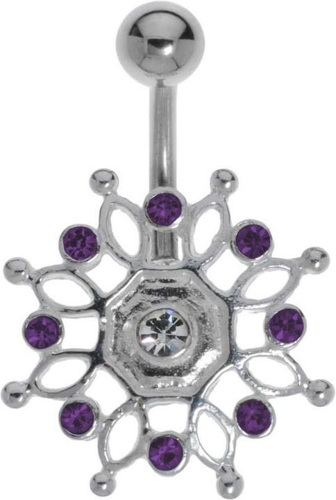 Produktbild Bijouteria Bauchpiercing (Edelstahl, Silber 925, Kristall)