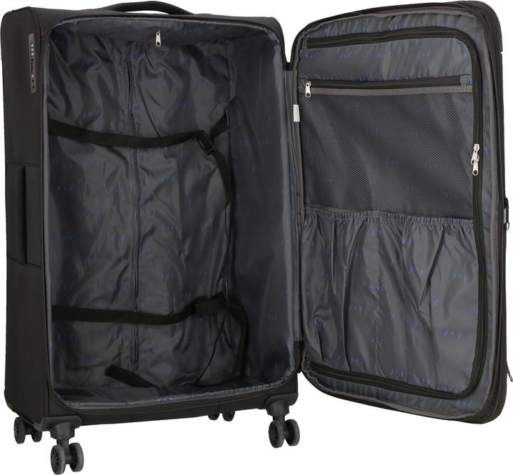 Immagine prodotto D&N Travel Line 9504 Carrello a 4 ruote L 76 cm con piega ad espansione (102 l, L (90 - 115l))