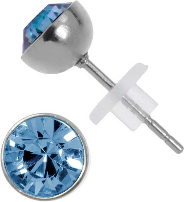Bijouteria Ohrstecker (Edelstahl, Kristall, PVC)
