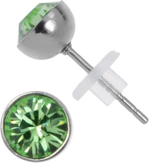 Bijouteria Ohrstecker (Edelstahl, Kristall, PVC)