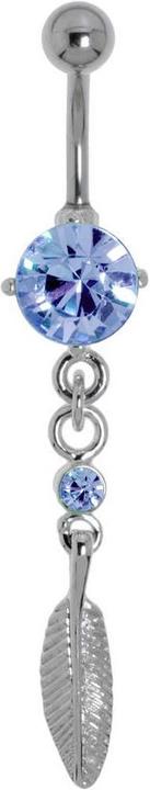 Actual product image Bijouteria Bellypiercing (Stainless steel, Brass, Crystal)
