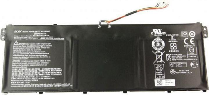 Actual product image Acer Original battery for Aspire A315-56 (1 Cells, 3830 mAh)