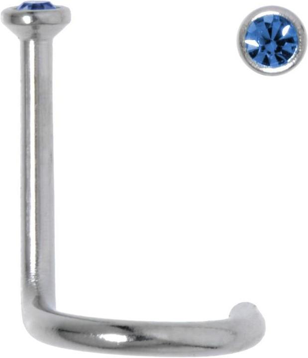 Actual product image Bijouteria Nose piercing (Stainless steel, Crystal)