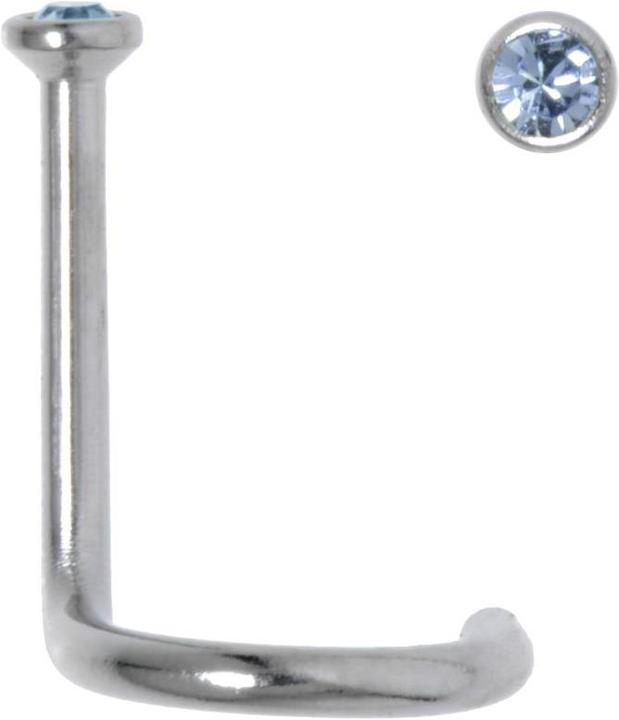Actual product image Bijouteria Nose piercing (Stainless steel, Crystal)