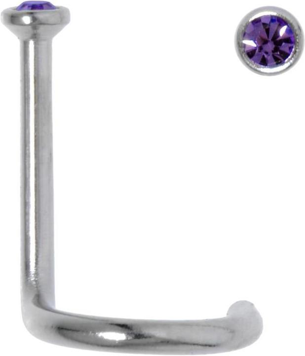 Image du produit Bijouteria Piercing nez (Acier inoxydable, Cristallin)