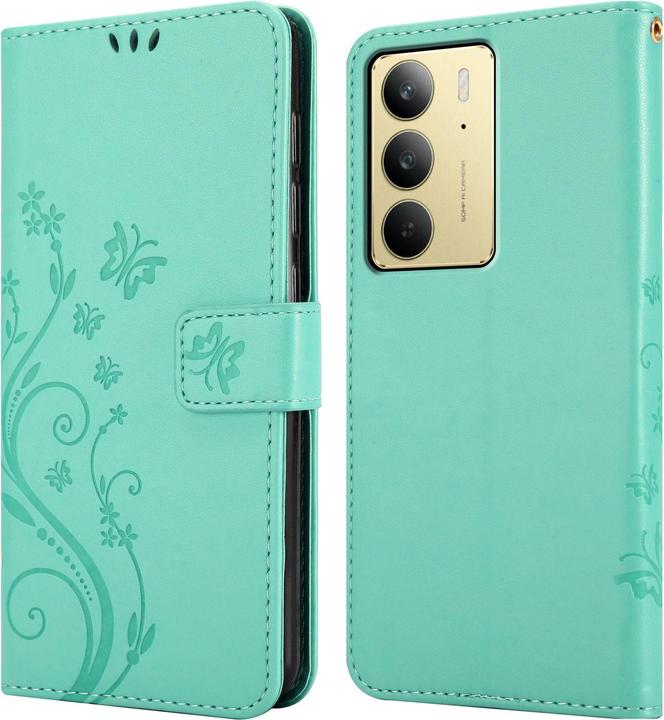 Actual product image Cadorabo Case for Realme C75 Flower Book (Siemens CC75)
