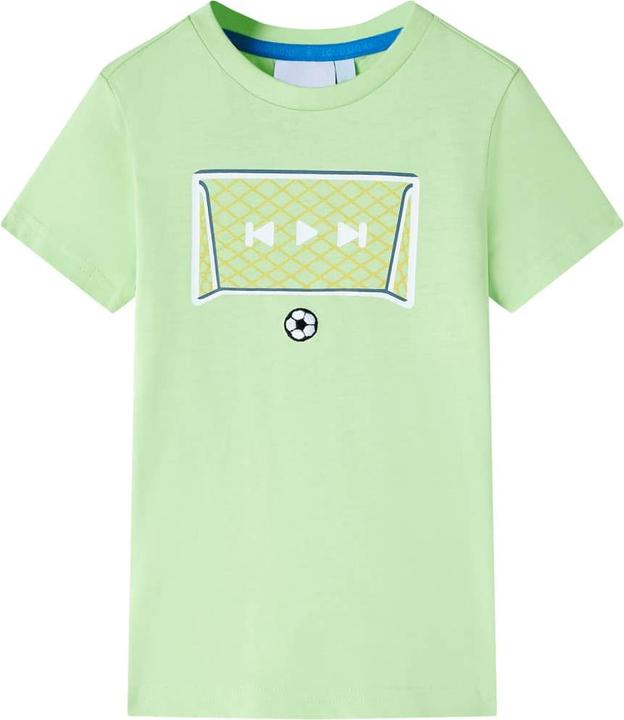 VidaXL Kinder-T-Shirt Lindgrün 116,Material: 100 % Baumwolle,Farbe (116)