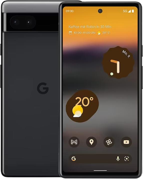 Actual product image Google Pixel 6a (128 GB, Charcoal, 6.10", SIM + eSIM, 12.20 Mpx, 5G)