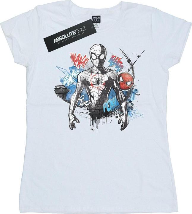 Immagine prodotto Spider-Man Graffiti Pose Maglietta Donna (M)