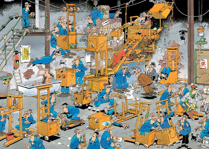Actual product image Jumbo Jan van Haasteren Oldtimers - Go Forth! (1000 pieces) (1000 pieces)