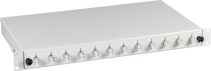 Image du produit EFB Elektronik Boîte d'épissure LC 50/125µ OM3, 24 pigtails déportés/12 couples