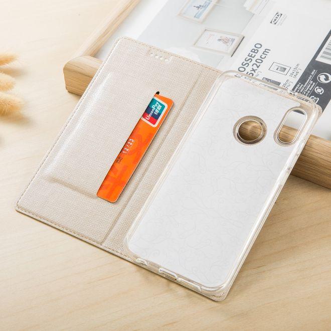 Produktbild MU Classic Leder Bookcover Hülle (Huawei P Smart+)