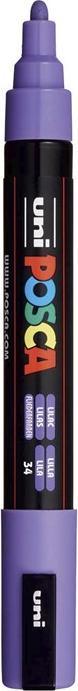 Actual product image Posca Marker PC-5M round tip (Purple, 2.50 mm, 1 x)