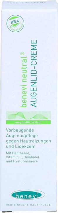 Actual product image Benevi NEUTRAL Eyelid Cream, 15 ml Cream (15 ml)