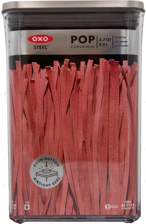 Immagine prodotto OXO Barattolo in acciaio per la conservazione dei Pop (2.60 l)