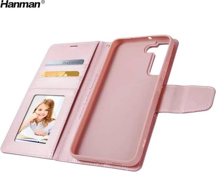 Image du produit Hanman Samsung Galaxy Note 8 - Mill Flip Case avec 3 porte-cartes, or rose (Samsung Galaxy Note 8)
