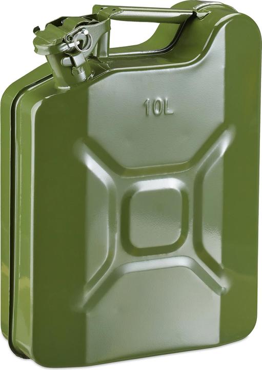 Actual product image Relaxdays Petrol canister, army model