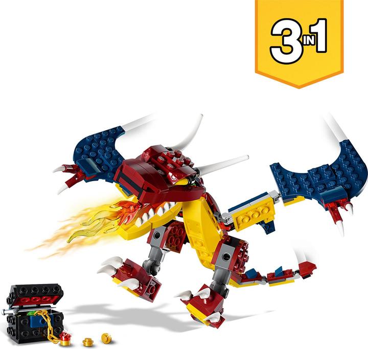Actual product image LEGO Fire Dragon (31102, LEGO Creator 3-in-1)