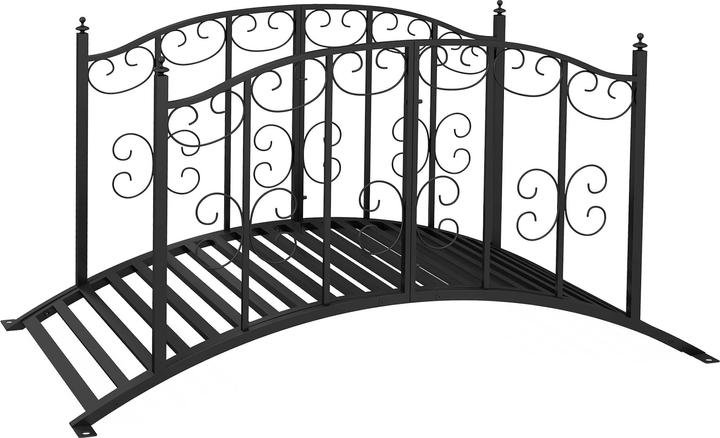 Actual product image Outsunny Garden bridge with ornamental railing