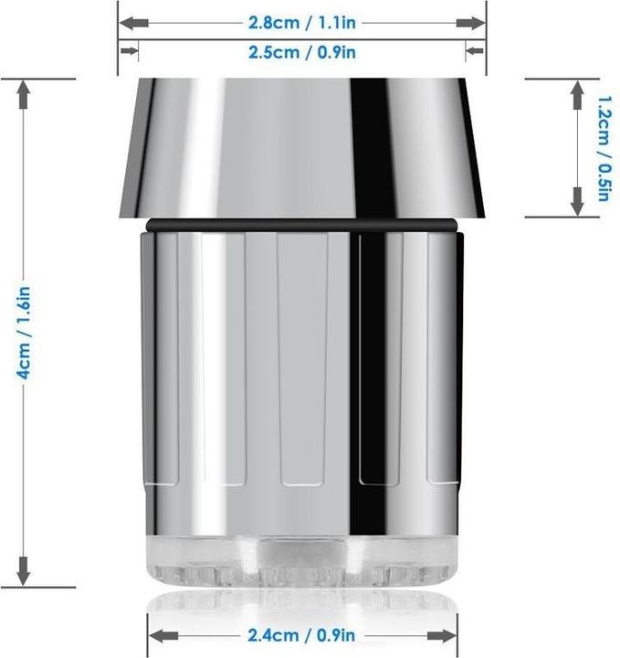 Actual product image Hermex Tap attachment