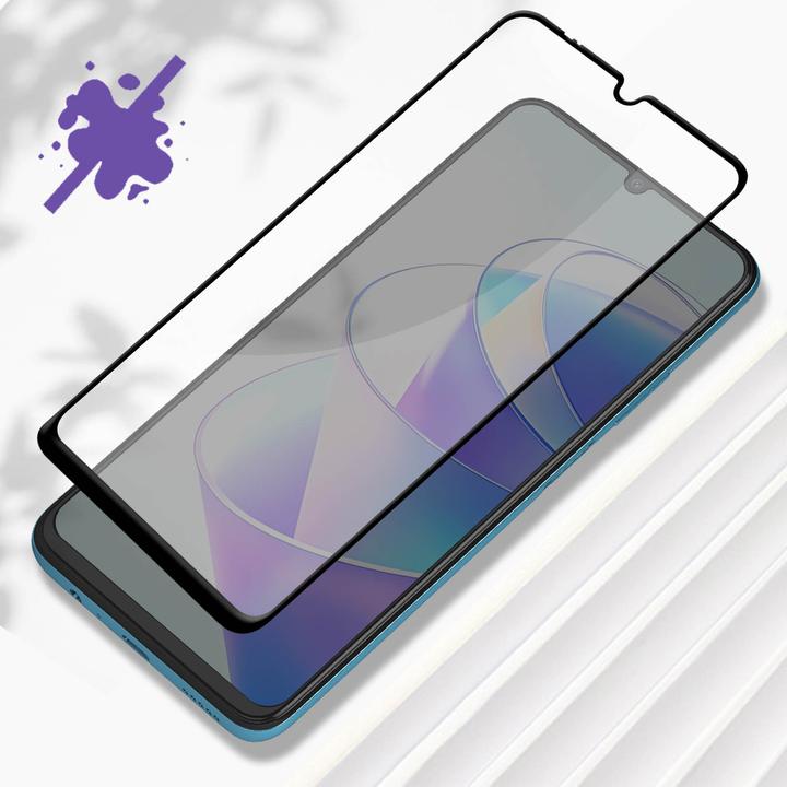 Actual product image Avizar 9H hardness glass display protection film (1 Piece, Honor X7a)