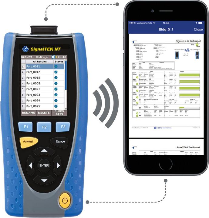 Produktbild Ideal SignalTEK NT Netzwerk TransmissionTester Touchscreen